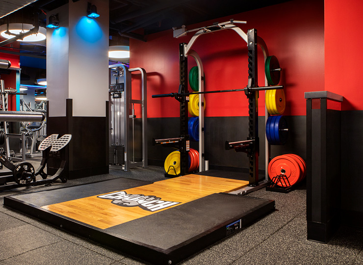 Power cage and deadlift platform