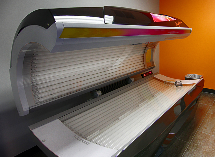 tanning bed at crunch fitness