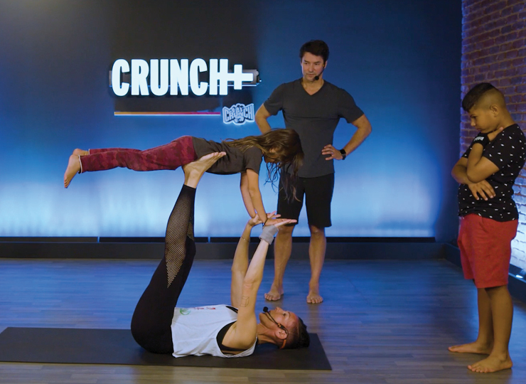 family friendly classes at crunch