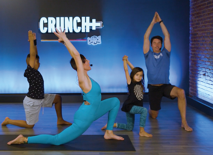 family friendly classes at crunch