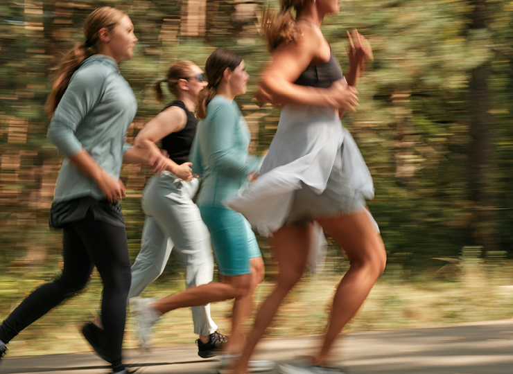 people jogging