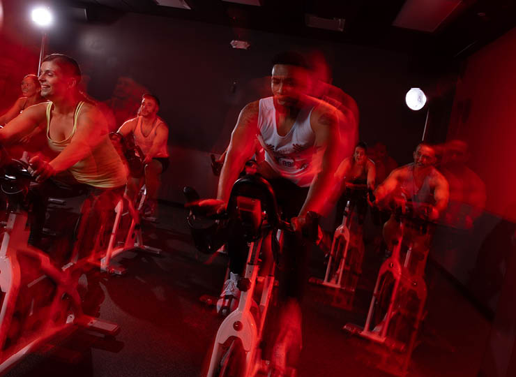 hiit the road class at crunch